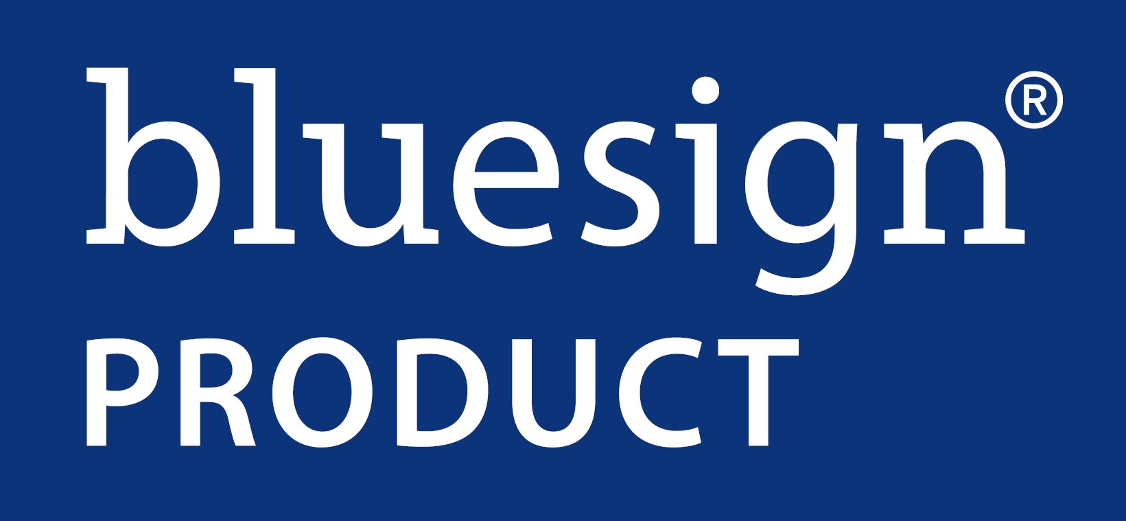 bluesign(R) product, Grner Knopf zertifiziertes Produkt, klimaneutrales Produkt, PFC frei